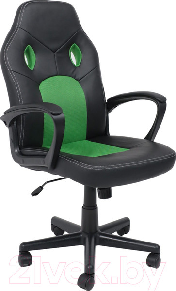 Изображение товара Кресло геймерское AksHome Flaviy (черный/серый/салатовый)