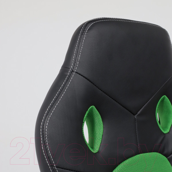 Изображение товара Кресло геймерское AksHome Flaviy (черный/серый/салатовый)