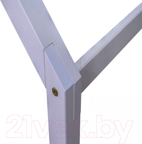 Изображение товара Стилизованная кровать детская Dipriz Д.7436.1 (белый)