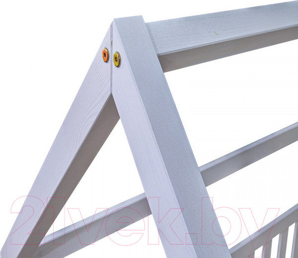 Изображение товара Стилизованная кровать детская Dipriz Д.7436.1 (белый)