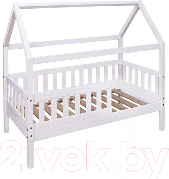 Изображение товара Стилизованная кровать детская Dipriz Д.7436.1 (белый)