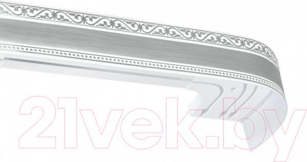 Изображение товара Карниз для штор LEGRAND Монарх с поворотами 3.0 / 48069580 (хром)