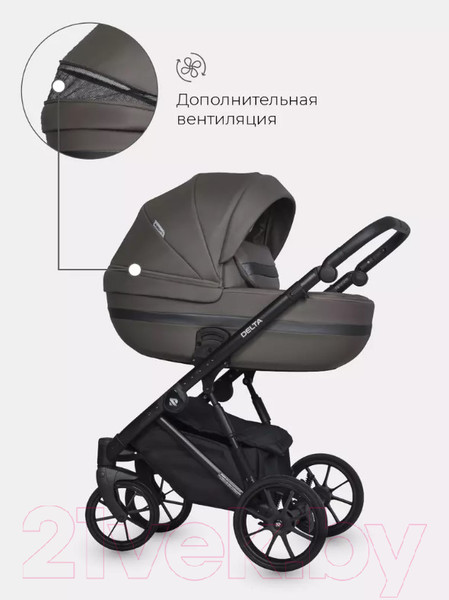Изображение товара Детская универсальная коляска Riko Basic Delta Ecco 2 в 1 (12/мокко)