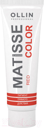 Изображение товара Пигмент прямого действия Ollin Professional Matisse Color (100мл, красный)