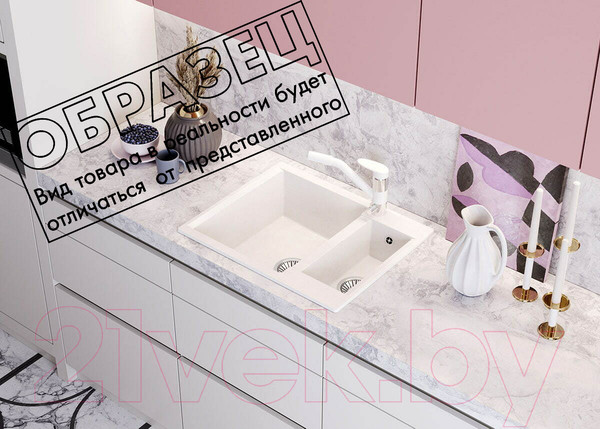 Изображение товара Мойка кухонная Polygran Brig-620 (серый)