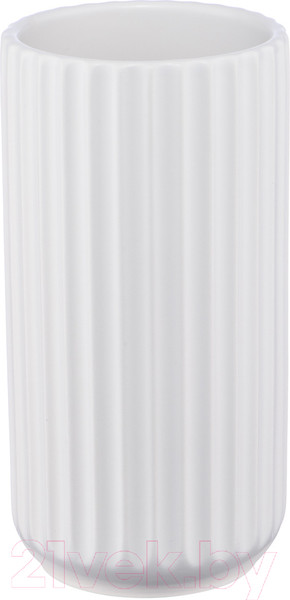 Изображение товара Ваза Вещицы Рельеф Cha7-M (белый)