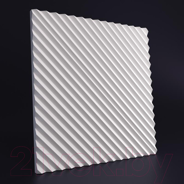 Изображение товара Гипсовая панель Polinka Консул К1 (500x500, белый)