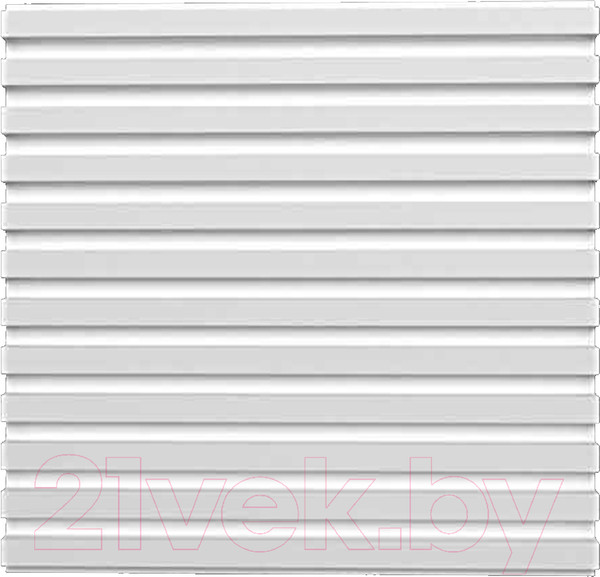 Изображение товара Гипсовая панель Polinka Рейки РК1 (500x500, белый)
