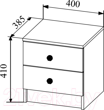 Изображение товара Прикроватная тумба ДСВ МС Ki-Ki ТД 400.1 (белый)
