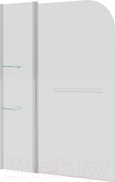 Изображение товара Стеклянная шторка для ванны Grossman GR-101/1