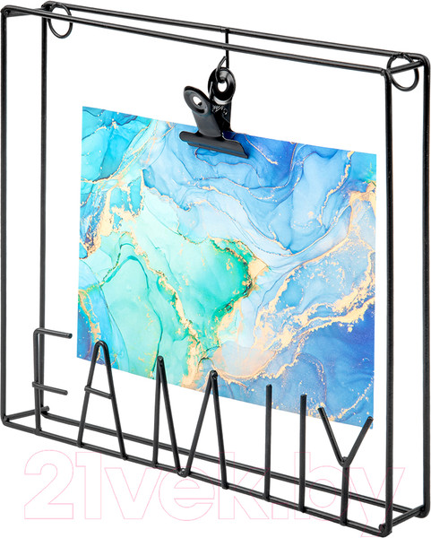 Изображение товара Рамка Вещицы Cемья Fancy14 (черный)