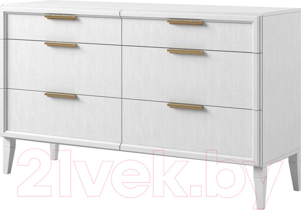 Изображение товара Комод Молодечномебель Charlie B-6 ВМФ-1502 (дуб оксфорд р)