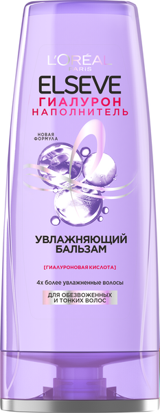 Изображение товара Бальзам для волос L'Oreal Paris Elseve Гиалурон наполнитель увлажняющий (400мл)
