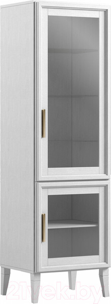 Изображение товара Шкаф с витриной Молодечномебель Charlie D-2 ВМФ-1525 правый (дуб оксфорд р)