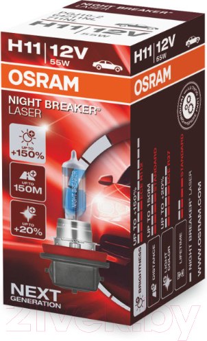 Изображение товара Автомобильная лампа Osram H11 64211NL