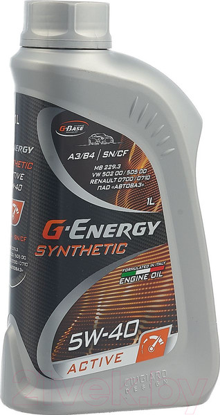 Изображение товара Моторное масло G-Energy Synthetic Active 5W40 / 253142409 (1л)