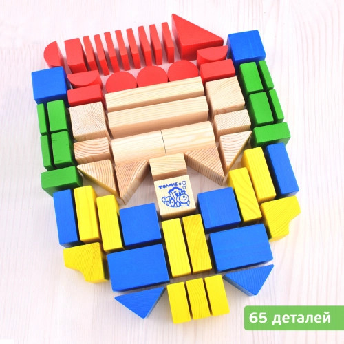 Изображение товара Конструктор Томик Цветной 6678-65 (65эл)