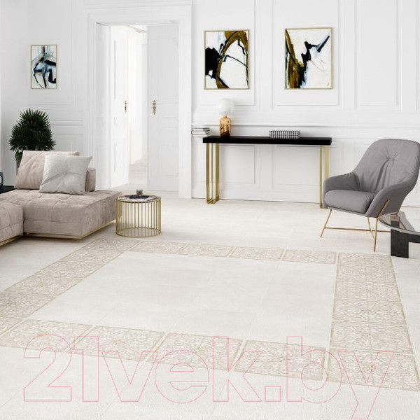 Изображение товара Плитка Beryoza Ceramica Glamelia D1 GP (415x415, светло-бежевый)