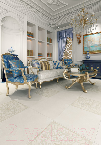 Изображение товара Плитка Beryoza Ceramica Glamelia D1 GP (415x415, светло-бежевый)