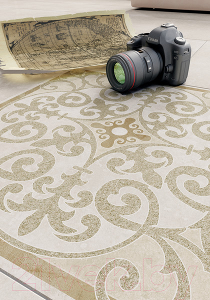 Изображение товара Плитка Beryoza Ceramica Glamelia D1 GP (415x415, светло-бежевый)