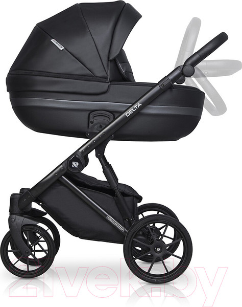 Изображение товара Детская универсальная коляска Riko Basic Delta Ecco 3 в 1 (15/черный)
