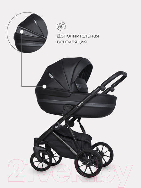 Изображение товара Детская универсальная коляска Riko Basic Delta Ecco 3 в 1 (15/черный)