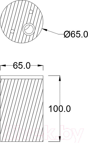 Изображение товара Светильник уличный Maytoni Roll O307CL-01B