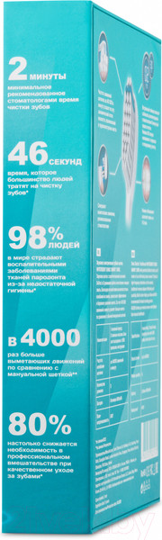 Изображение товара Звуковая зубная щетка Waterdent Sonic Smart Care