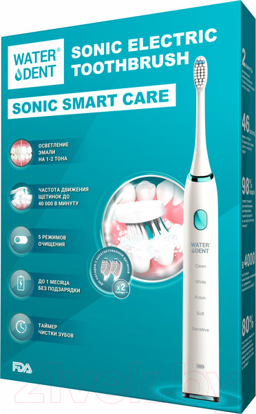 Изображение товара Звуковая зубная щетка Waterdent Sonic Smart Care