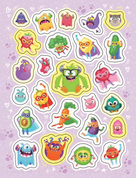 Изображение товара Набор наклеек Росмэн 100 наклеек. Самые забавные наклейки / 4680274048692 (Соломкина А.К.)