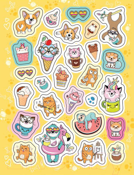 Изображение товара Набор наклеек Росмэн 100 наклеек. Самые забавные наклейки / 4680274048692 (Соломкина А.К.)