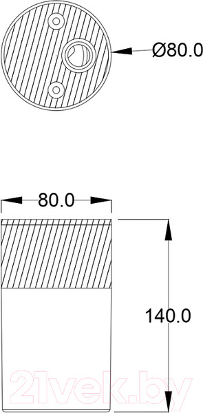 Изображение товара Светильник уличный Maytoni Willis O418CL-01B