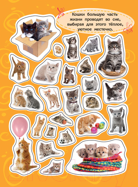 Изображение товара Набор наклеек Росмэн 100 наклеек. Котята / 9785353063735 (Котятова Н.И.)