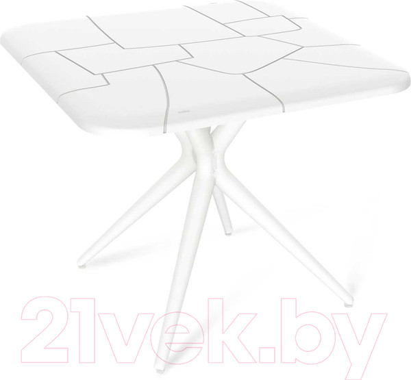 Изображение товара Подстолье Sheffilton SHT-TU30 (белый пластик)