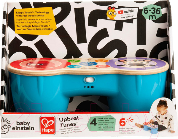 Изображение товара Музыкальная игрушка Hape Волшебное прикосновение. Барабан / 12610_HP