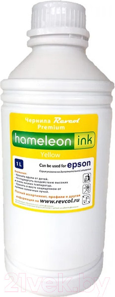 Изображение товара Контейнер с чернилами Revcol Для Epson серия L / 128409 (1л, Yellow Dye)
