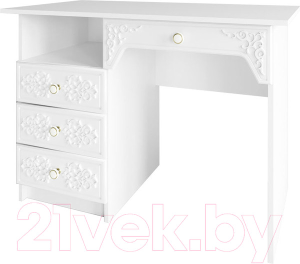 Изображение товара Письменный стол ДСВ МС Ki-Ki СТД 1070.1 (белый)
