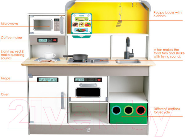 Изображение товара Детская кухня Hape Делюкс / E3177_HP