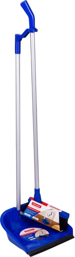 Изображение товара Набор для уборки OfficeClean Professional со щеткой-сметкой (алюминевая ручка 70см, пластик резиновая кромка)