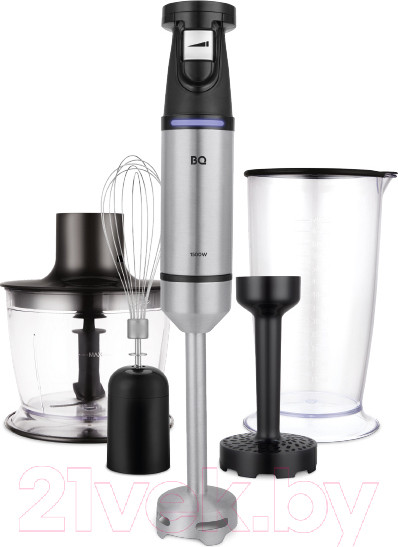 Изображение товара Блендер погружной BQ HB1230SS (черный/сталь)