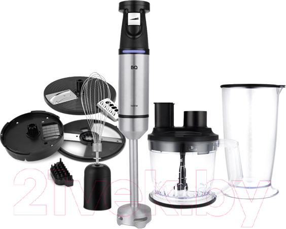 Изображение товара Блендер погружной BQ HB1231SS (черный/сталь)