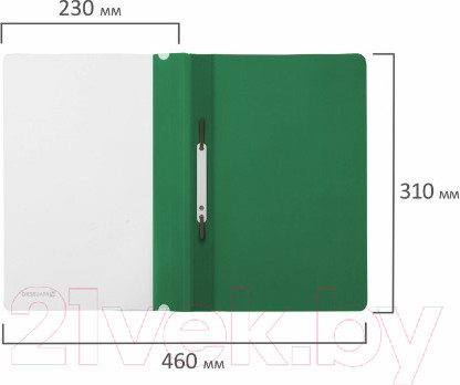 Изображение товара Папка для бумаг Brauberg 220414 (зеленый)