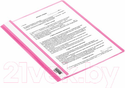 Изображение товара Папка для бумаг Brauberg 228672 (розовый)