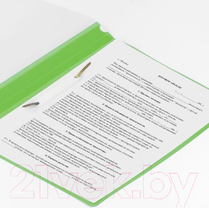 Изображение товара Папка для бумаг Brauberg 228674 (салатовый)