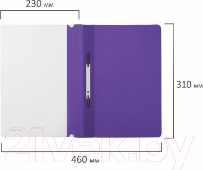 Изображение товара Папка для бумаг Brauberg 220388 (фиолетовый)