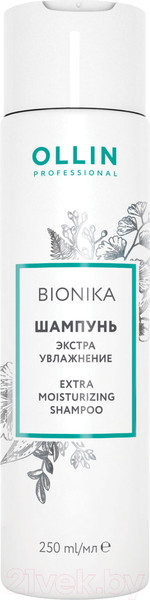 Изображение товара Шампунь для волос Ollin Professional BioNika Экстра увлажнение (250мл)