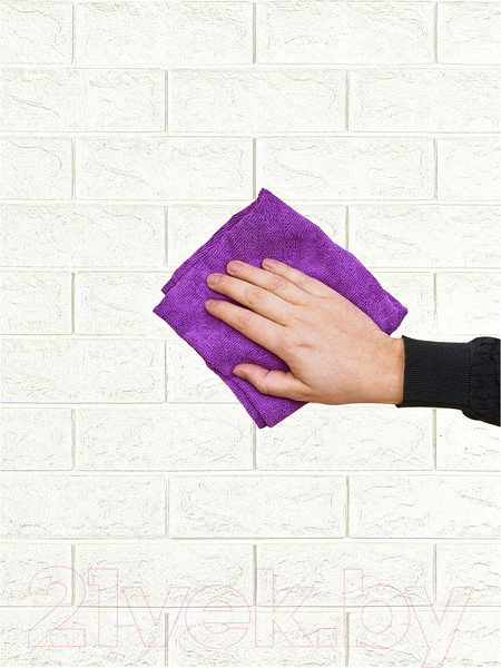 Изображение товара Панель ПВХ Lako Decor Самоклеящаяся Классический кирпич 70x77(5мм) / LKD-01-04-01 (белый)