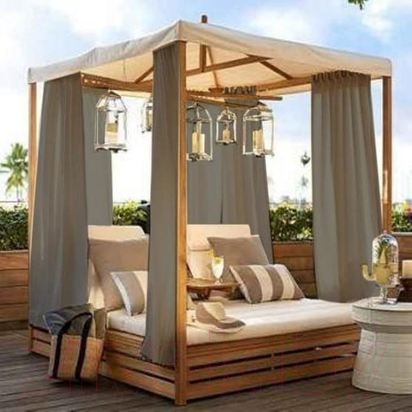 Изображение товара Штора для террасы Nivasan H1.UP+L-2 (140x220, хаки)