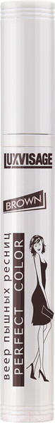 Изображение товара Тушь для ресниц LUXVISAGE Perfect Color Веер пышных ресниц Brown (8г)