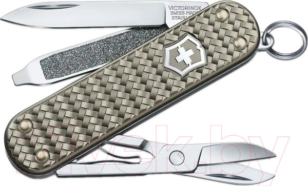 Изображение товара Мультитул Victorinox Classic Precious Alox-Infinite Grey 0.6221.4031G